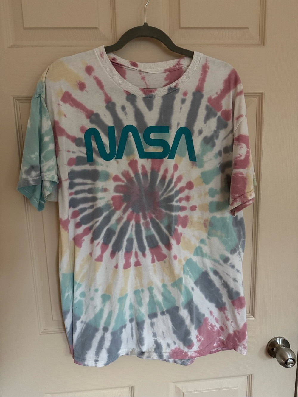 NASA Pastel Tie-Dye Tee